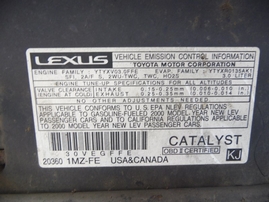 2000 LEXUS RX300 LAVENDER 3.0L AT 4WD Z17647
